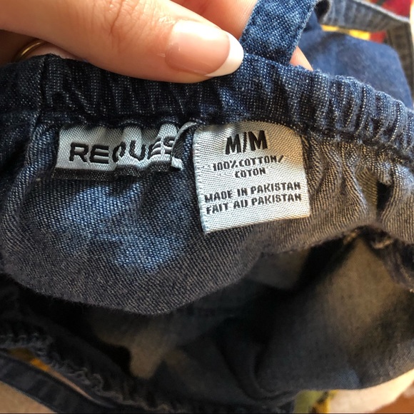 denim spaghetti strap tank top - Picture 3 of 3